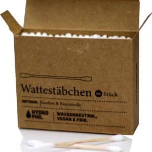 Wattestäbchen ohne Plastik